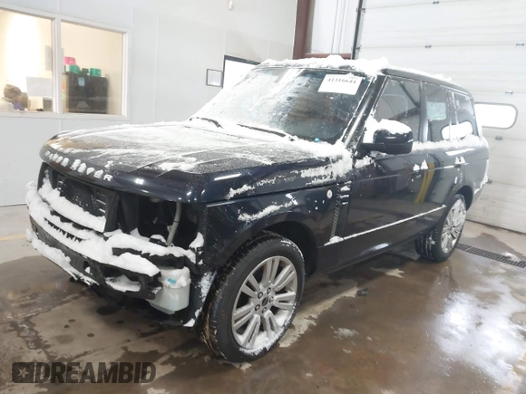 2012 Land Rover Range Rover HSE Lux with VIN SALMF1D46CA365468, listed as a IAAI auction lot 41316644 with 138,343 mi miles and . Bid and sale history available at DreamBid. Image 2.