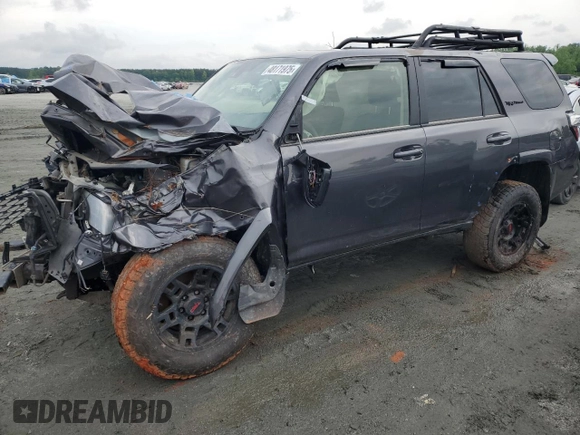 2023 Toyota 4Runner TRD Pro с VIN JTELU5JRXP6159607, выставлен на аукционе Copart как лот 48171975 с пробегом Не указан миль и Списание • Salvage title. История ставок и продаж доступна на DreamBid. Изображение 1.