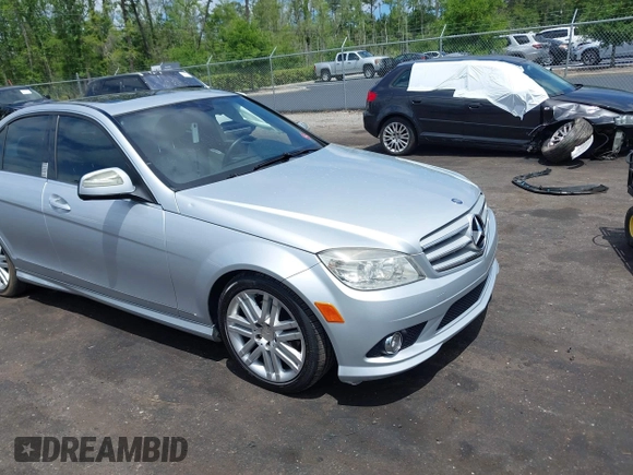 2009 Mercedes-Benz C 300 Sport with VIN WDDGF54X19R084393, listed as a IAAI auction lot 42145244 with 130,740 mi miles and . Bid and sale history available at DreamBid. Image 1.