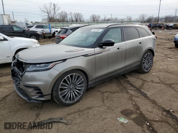 2019 Land Rover Range Rover Velar with VIN SALYM2EVXKA232618, listed as a Copart auction lot 43015965 with 57,113 mi miles and Clean Title. Bid and sale history available at DreamBid. Image 1.