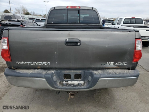 2005 Toyota Tundra SR5 with VIN 5TBBT44155S458799, listed as a Copart auction lot 49844315 with 414,988 mi miles and Clean Title. Bid and sale history available at carsss.com. Image 6.