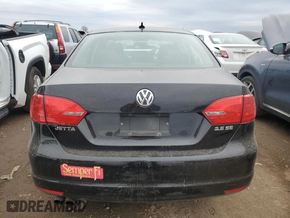 2013 Volkswagen Jetta SE with VIN 3VWDX7AJ9DM376872, listed as a Copart auction lot 50991535 with 138,466 mi miles and Salvage title. Bid and sale history available at DreamBid. Image 6.
