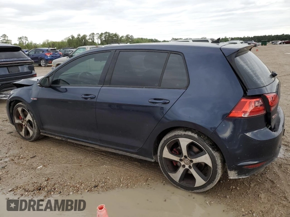 2016 Volkswagen Golf GTI Autobahn w/Performance Pkg with VIN 3VW447AU1GM049468, listed as a Copart auction lot 47206595 with 71,245 mi miles and Salvage Title. Bid and sale history available at carsss.com. Image 2.