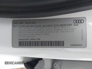 2018 Audi A6 Premium Plus z VIN WAUG3AFC7JN041708, wystawiony jako IAAI lot #41670779 z przebiegiem 91 753 mil mil oraz . Historia ofert i sprzedaży dostępna na DreamBid. Obrazek 9.