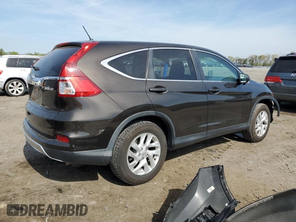 2015 Honda CR-V EX with VIN 2HKRM4H55FH622947, listed as a Copart auction lot 52870635 with 58,403 mi miles and Salvage Title. Bid and sale history available at DreamBid. Image 3.