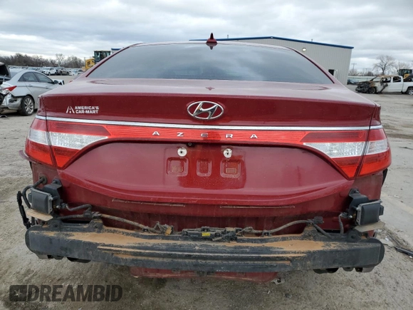 2016 Hyundai Azera with VIN KMHFG4JG5GA509977, listed as a Copart auction lot 47833055 with Not Provided miles and Salvage Title. Bid and sale history available at DreamBid. Image 6.