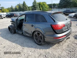 2015 Audi Q7 3.0L TDI Prestige with VIN WA1WMAFE0FD033213, listed as a Copart auction lot 71617244 with 0 mi miles and Salvage Title. Bid and sale history available at carsss.com. Image 2.
