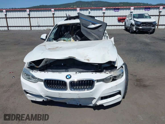 2016 BMW 3 Series 328i xDrive with VIN WBA8E3G57GNT79001, listed as a IAAI auction lot 41192035 with Not Provided miles. Bid and sale history available at carsss.com. Image 12.