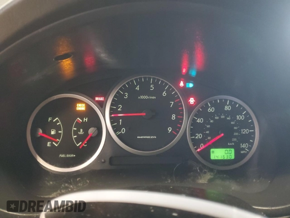 2005 Subaru Impreza Sedan (Natl) WRX with VIN JF1GD29615G523750, listed as a Copart auction lot 42104015 with 141,630 mi miles and Salvage Title. Bid and sale history available at carsss.com. Image 9.