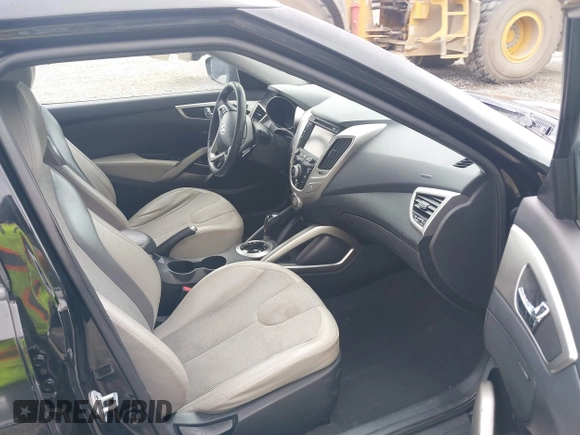 2012 Hyundai Veloster w/Gray Int with VIN KMHTC6AD4CU062034, listed as a IAAI auction lot 42371790 with 116,861 mi miles and . Bid and sale history available at DreamBid. Image 5.