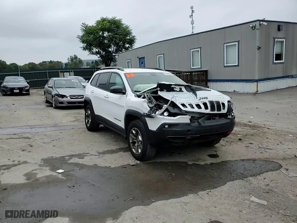 2019 Jeep Cherokee Trailhawk with VIN 1C4PJMBX0KD360958, listed as a Copart auction lot 74078034 with 0 mi miles and Salvage Title. Bid and sale history available at carsss.com. Image 11.
