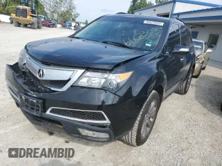 2013 Acura MDX Advance Pkg with VIN 2HNYD2H60DH521615, listed as a Copart auction lot 66623033 with 133,489 mi miles and Salvage Title. Bid and sale history available at carsss.com. Image 1.
