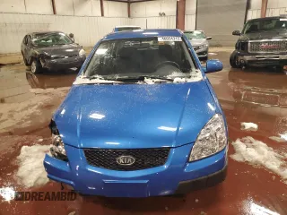 2009 Kia Rio LX with VIN KNADE243196505992, listed as a Copart auction lot 46054315 with 118,647 mi miles and Clean Title. Bid and sale history available at carsss.com. Image 5.