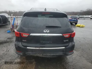 2017 Infiniti QX60 with VIN 5N1DL0MM9HC549675, listed as a Copart auction lot 52076715 with 100,009 mi miles and Salvage Title. Bid and sale history available at DreamBid. Image 6.
