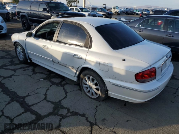 2003 Hyundai Sonata GLS with VIN KMHWF35H93A793544, listed as a Copart auction lot 85583914 with 122,802 mi miles and Salvage Title. Bid and sale history available at carsss.com. Image 2.