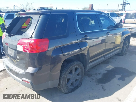 2013 GMC Terrain SLE with VIN 2GKALMEK9D6384214, listed as a IAAI auction lot 41825159 with 170,376 mi miles. Bid and sale history available at carsss.com. Image 4.