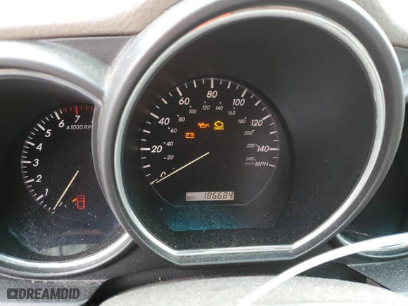 2008 Lexus RX 350 with VIN JTJHK31U882853713, listed as a Copart auction lot 48231525 with 186,684 mi miles and Salvage Title. Bid and sale history available at carsss.com. Image 9.