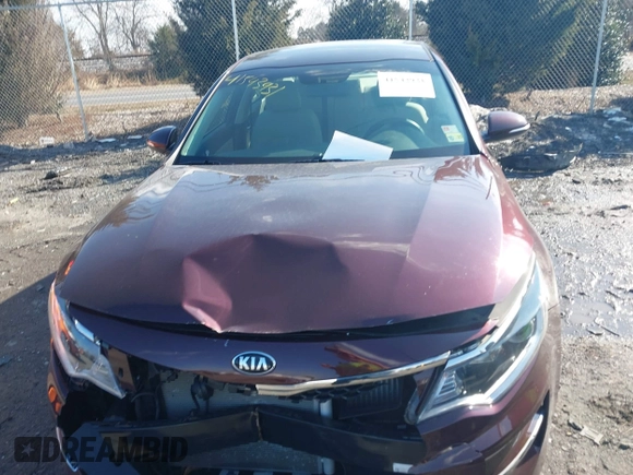 2016 Kia Optima LX Turbo with VIN 5XXGT4L14GG001906, listed as a IAAI auction lot 41543931 with 34,907 mi miles. Bid and sale history available at carsss.com. Image 12.