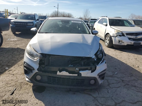 2021 Kia Forte LXS with VIN 3KPF24ADXME378045, listed as a Copart auction lot 46433455 with 58,346 mi miles and Salvage Title. Bid and sale history available at carsss.com. Image 5.