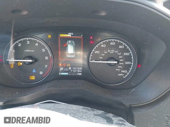 2021 Subaru Forester with VIN JF2SKADC3MH461232, listed as a IAAI auction lot 42224778 with 71,419 mi miles and . Bid and sale history available at DreamBid. Image 7.