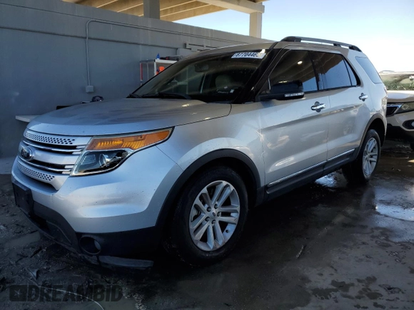 2013 Ford Explorer XLT with VIN 1FM5K7D82DGC23206, listed as a Copart auction lot 87704465 with 122,098 mi miles and Salvage Title. Bid and sale history available at carsss.com. Image 1.