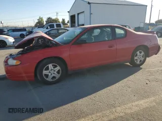 2005 Chevrolet Monte Carlo LS with VIN 2G1WW12E359177221, listed as a Copart auction lot 74957124 with 136,845 mi miles and Salvage Title. Bid and sale history available at carsss.com. Image 1.