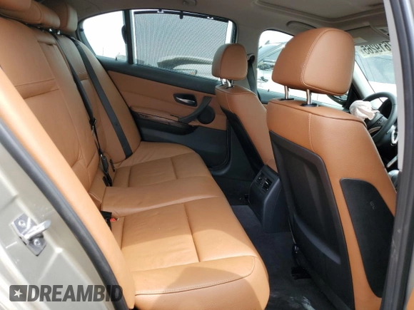 2011 BMW 3 Series 335i xDrive with VIN WBAPL5C56BA920865, listed as a Copart auction lot 57619265 with 102,448 mi miles and Salvage title. Bid and sale history available at DreamBid. Image 10.