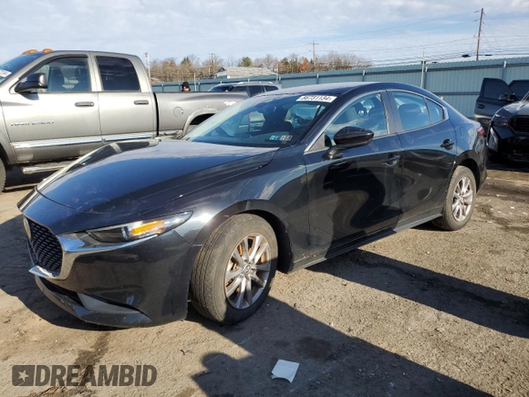 2021 Mazda 3 2.0 with VIN 3MZBPAA74MM207075, listed as a Copart auction lot 86731134 with 52,175 mi miles and Salvage Title. Bid and sale history available at DreamBid. Image 1.