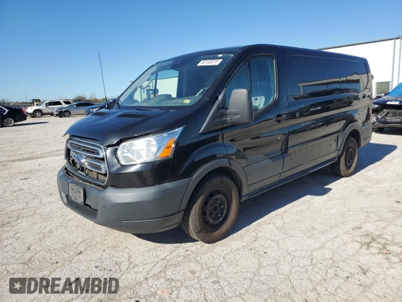2015 Ford Transit Cargo with VIN 1FTNE1YM4FKB27383, listed as a Copart auction lot 80153074 with 228,321 mi miles and Salvage title. Bid and sale history available at DreamBid. Image 1.