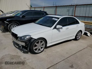 2013 Mercedes-Benz C 350 Sport with VIN WDDGF5HB2DA879863, listed as a Copart auction lot 52865914 with 50,273 mi miles and Clean Title. Bid and sale history available at DreamBid. Image 1.