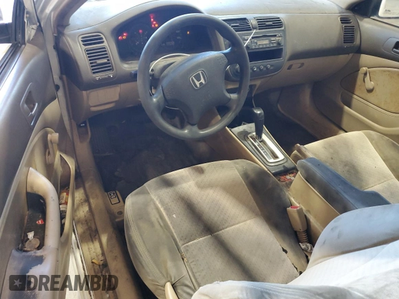 2005 Honda Civic Cpe VP SSRS with VIN 1HGEM22305L003081, listed as a Copart auction lot 83368294 with 266,524 mi miles and Clean Title. Bid and sale history available at carsss.com. Image 8.