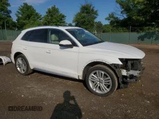 2018 Audi Q5 Premium Plus with VIN WA1BNAFY1J2066585, listed as a Copart auction lot 58306885 with 91,134 mi miles and Salvage title. Bid and sale history available at DreamBid. Image 4.