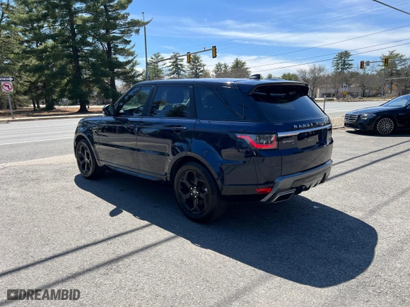 2020 Land Rover Range Rover Sport HSE with VIN SALWR2SU6LA882827, listed as a Copart auction lot 53401075 with 116,548 mi miles and Clean Title. Bid and sale history available at carsss.com. Image 3.