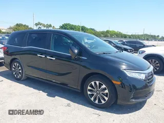 2024 Honda Odyssey EX-L z VIN 5FNRL6H68RB017184, wystawiony jako IAAI lot #42134291 z przebiegiem 27 541 mil mil oraz . Historia ofert i sprzedaży dostępna na DreamBid. Obrazek 1.