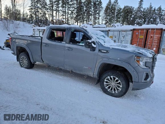 2022 GMC Sierra 1500 AT4 with VIN 1GTU9EET6NZ134151, listed as a Copart auction lot 84233604 with 0 mi miles and Salvage Title. Bid and sale history available at carsss.com. Image 4.