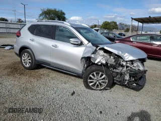 2017 Nissan Rogue SV with VIN KNMAT2MT6HP519312, listed as a Copart auction lot 53142215 with 155,958 mi miles and Salvage Title. Bid and sale history available at carsss.com. Image 4.
