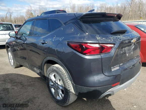 2021 Chevrolet Blazer LT with VIN 3GNKBHR45MS583713, listed as a Copart auction lot 49769315 with 33,530 mi miles and Salvage Title. Bid and sale history available at carsss.com. Image 2.