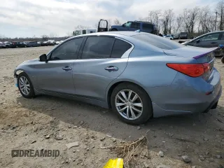 2016 Infiniti Q50 Premium with VIN JN1CV7AR7GM251091, listed as a Copart auction lot 49963495 with 77,833 mi miles and Salvage Title. Bid and sale history available at DreamBid. Image 2.