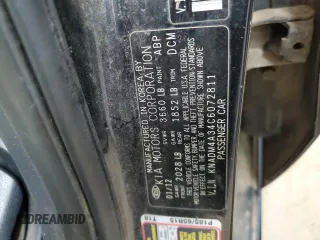 2012 Kia Rio LX with VIN KNADM4A34C6072811, listed as a Copart auction lot 68295334 with 77,167 mi miles and Salvage Title. Bid and sale history available at carsss.com. Image 12.