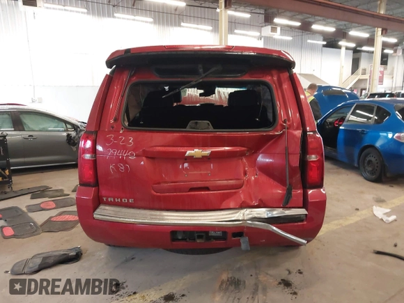 2015 Chevrolet Tahoe LT with VIN 1GNSKBKC9FR224692, listed as a IAAI auction lot 41922047 with 138,816 mi miles and . Bid and sale history available at DreamBid. Image 17.