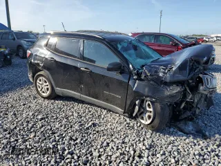 2018 Jeep Compass Sport z VIN 3C4NJCABXJT106979, wystawiony jako Copart lot #62165865 z przebiegiem Nie podano mil oraz Szkoda całkowita • Salvage title. Historia ofert i sprzedaży dostępna na DreamBid. Obrazek 4.