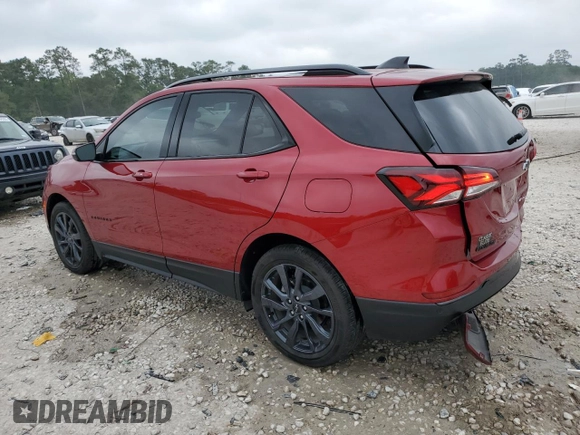 2024 Chevrolet Equinox RS with VIN 3GNAXMEG2RL228246, listed as a Copart auction lot 51309955 with 32,390 mi miles and Salvage Title. Bid and sale history available at DreamBid. Image 2.