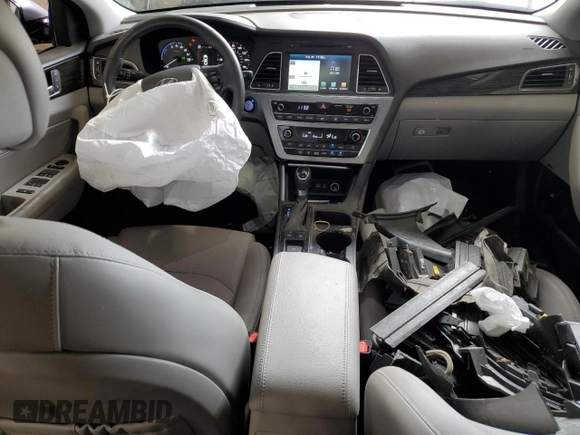 2017 Hyundai Sonata Hybrid Limited with VIN KMHE34L17HA058567, listed as a Copart auction lot 65885483 with 94,475 mi miles. Bid and sale history available at carsss.com. Image 8.