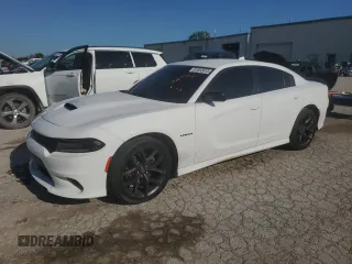 2021 Dodge Charger R/T with VIN 2C3CDXCTXMH553454, listed as a Copart auction lot 61802815 with 58,552 mi miles and Salvage title. Bid and sale history available at DreamBid. Image 1.