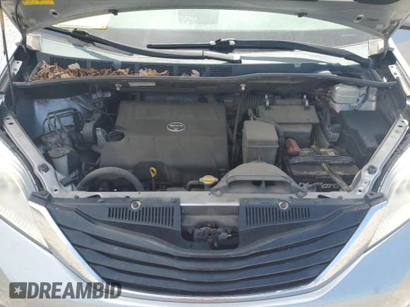 2011 Toyota Sienna LE AAS with VIN 5TDKK3DC6BS009665, listed as a Copart auction lot 54377695 with 155,716 mi miles and Salvage Title. Bid and sale history available at DreamBid. Image 12.