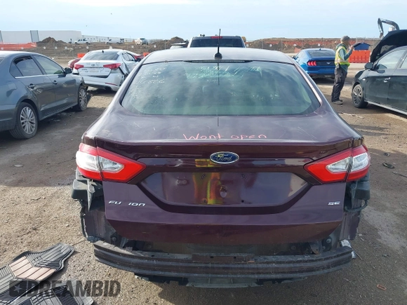 2013 Ford Fusion S with VIN 3FA6P0G73DR272918, listed as a IAAI auction lot 41649153 with 1 mi miles. Bid and sale history available at carsss.com. Image 16.