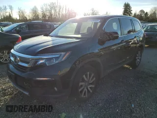 2022 Honda Pilot EX-L with VIN 5FNYF6H53NB093576, listed as a Copart auction lot 41498955 with 31,907 mi miles and Salvage Title. Bid and sale history available at carsss.com. Image 1.
