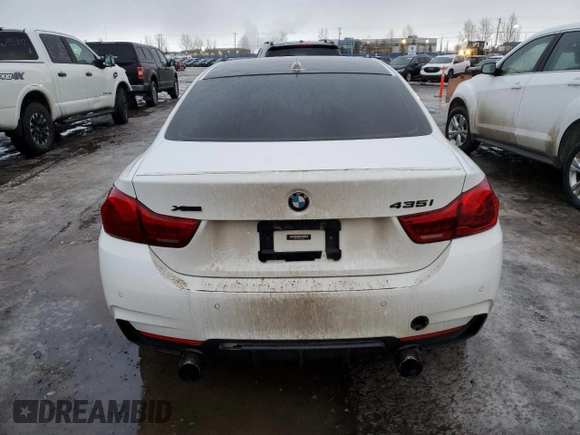 2016 BMW 4 Series 435i xDrive z VIN WBA3R5C59GK374383, wystawiony jako Copart lot #87587245 z przebiegiem 140 897 mil mil oraz Czysty tytuł • Clean title. Historia ofert i sprzedaży dostępna na DreamBid. Obrazek 6.