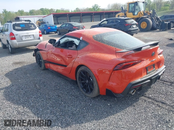2024 Toyota Supra 3.0 with VIN WZ1DB0G09RW063546, listed as a IAAI auction lot 42102760 with 4,854 mi miles and . Bid and sale history available at DreamBid. Image 3.