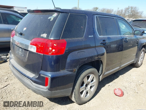 2016 GMC Terrain SLE with VIN 2GKALMEK6G6292451, listed as a IAAI auction lot 41763480 with 140,182 mi miles. Bid and sale history available at carsss.com. Image 4.